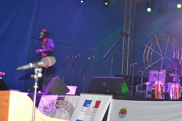 Photos| Souleymane Faye ''se masque'' à l'ouverture de Saint-Louis Jazz 2012