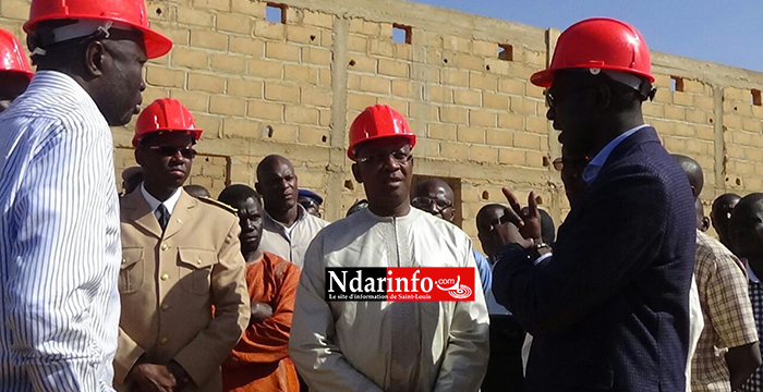 Saint-Louis : Serigne Mbaye THIAM visite les chantiers de l ... - NdarInfo.com - Les infos en temps réel