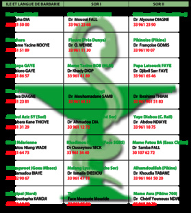 Calendrier des Pharmacies de Garde de Saint-Louis, jusqu'au 21 Juin 2014