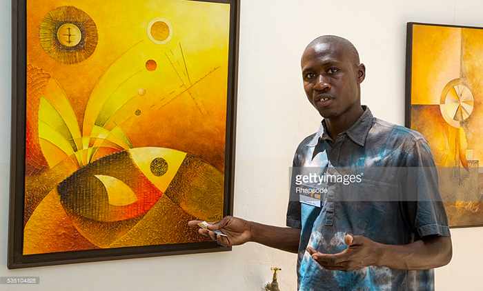 Abdoukarim Fall, plasticien saint-louisien : Du filet de pêche à l’aquarelle.