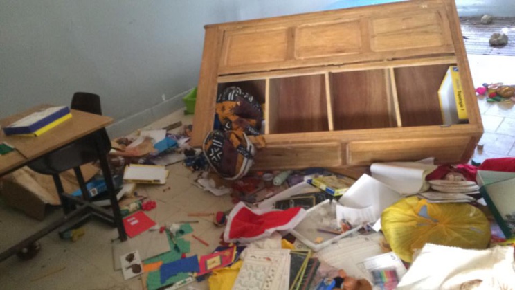 ( Photos) Le visage pitoyable de l'école Cheikh TOURE après les manifestations. ( Photos) Le visage pitoyable de l'école Cheikh TOURE après les manifestations.