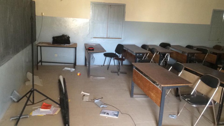 ( Photos) Le visage pitoyable de l'école Cheikh TOURE après les manifestations.