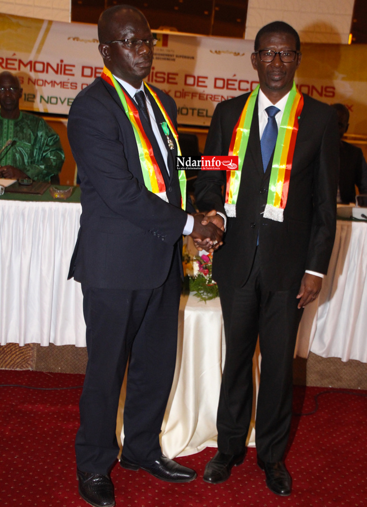 DÉCORATION : Ibrahima DIAO élevé au rang de Chevalier de l’ordre du Mérite (Photos) DÉCORATION : Ibrahima DIAO élevé au rang de Chevalier de l’ordre du Mérite (Photos)