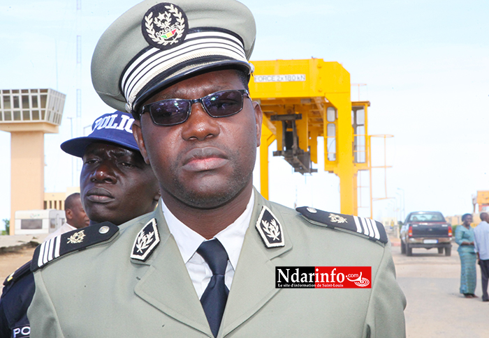 Le commandant Ousseynou FAYE, chef de la subdivision régionale des Douanes de Saint-Louis