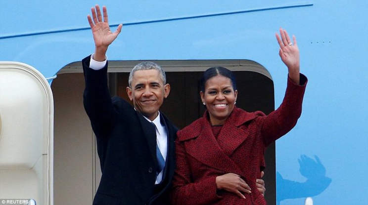 ( Photos ) Obama quitte Washington après huit ans à la Maison Blanche 