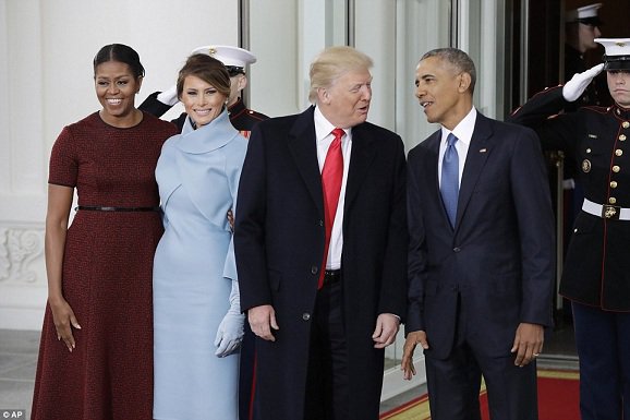 ( Photos ) Obama quitte Washington après huit ans à la Maison Blanche 