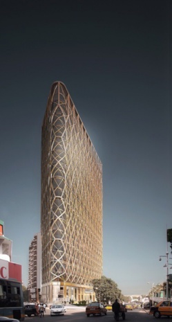La tour la plus haute du Sénégal en construction