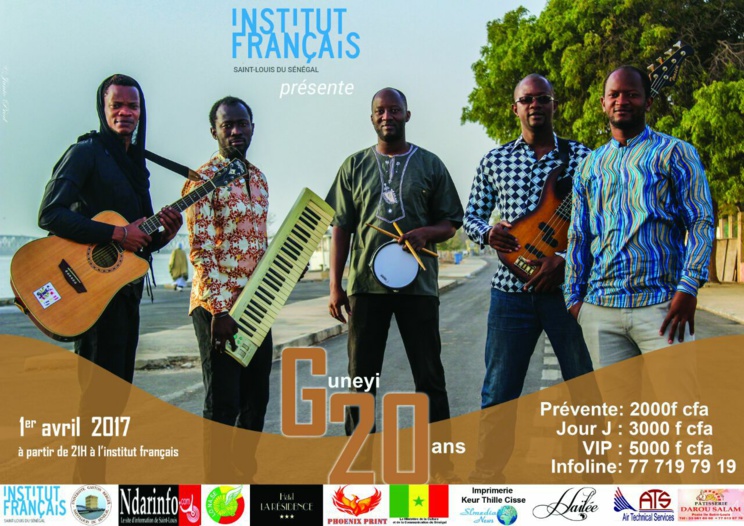 20 ans d’existence de Guneyi : l’orchestre présente son nouveau répertoire au grand public, ce 1er avril 2017. 20 ans d’existence de Guneyi : l’orchestre présente son nouveau répertoire au grand public, ce 1er avril 2017.