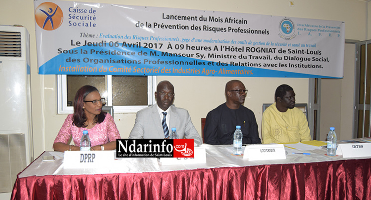 Mois africain de la prévention : Saint-Louis installe son comité sectoriel d’hygiène et de sécurité des industries agro-alimentaires