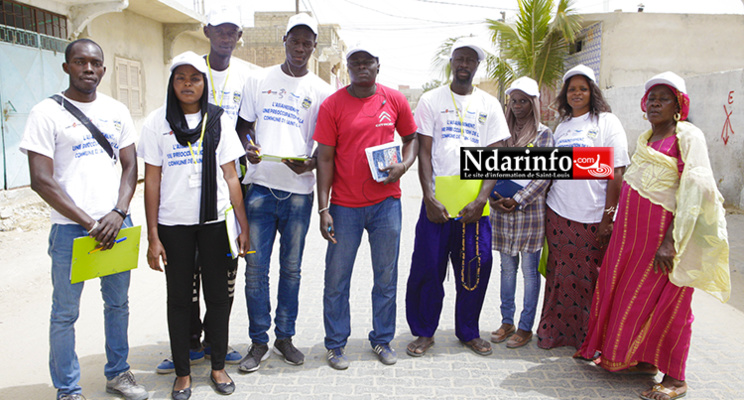 La mission à Ndiolofène Sud. Crédit photo: Ndarinfo.com