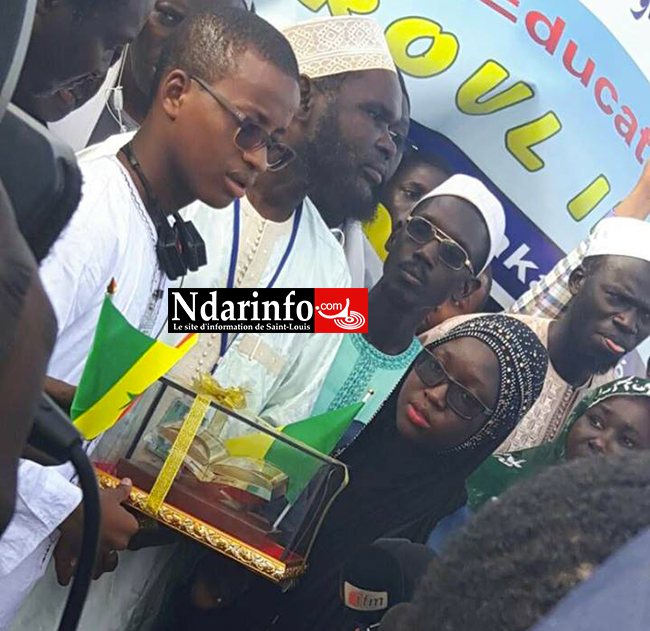 Mouhamed Moudjtaba DIALLO et Mame Diarra NGOM accueillis en héros ( Photos )