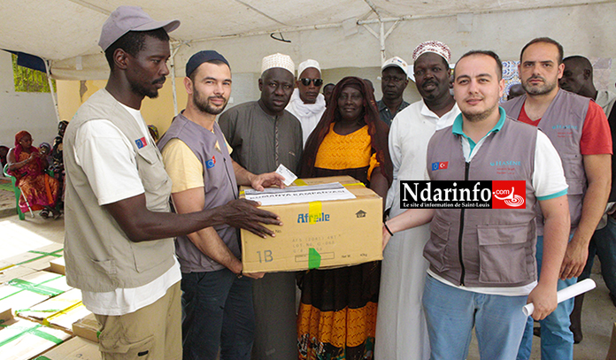 Assistance aux personnes démunies : Hasene distribue des vivres à Saint-Louis ( vidéo )