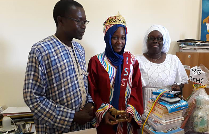 La Saint-Louisienne Anta Ndiongue, Miss Sénégal Mathématique 2017