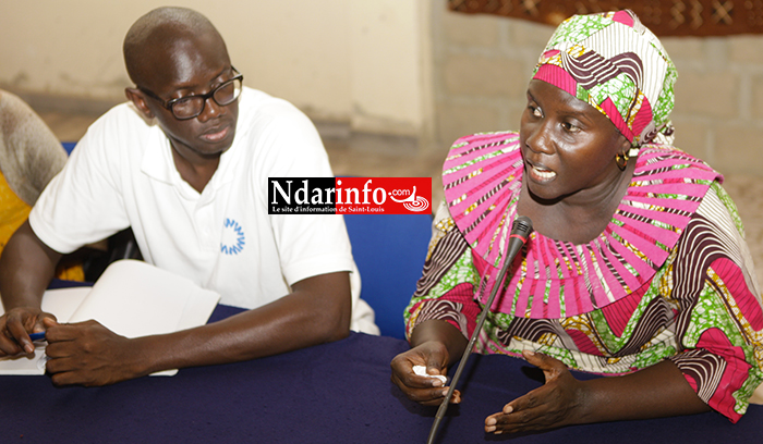 Mme Fatou Camara SANGARE, la coordonnatrice de la direction de l’innovation scientifique, de l’insertion, de la prospective et des services à la communauté