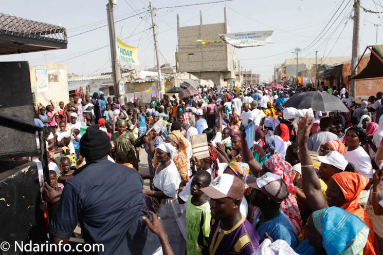 PHOTOS – Impressionnante mobilisation à la caravane de BBY sur la Langue de Barbarie