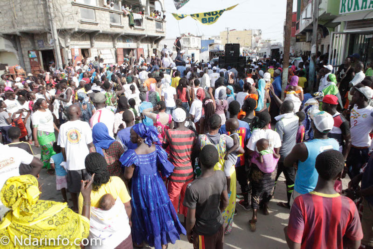 PHOTOS – Impressionnante mobilisation à la caravane de BBY sur la Langue de Barbarie