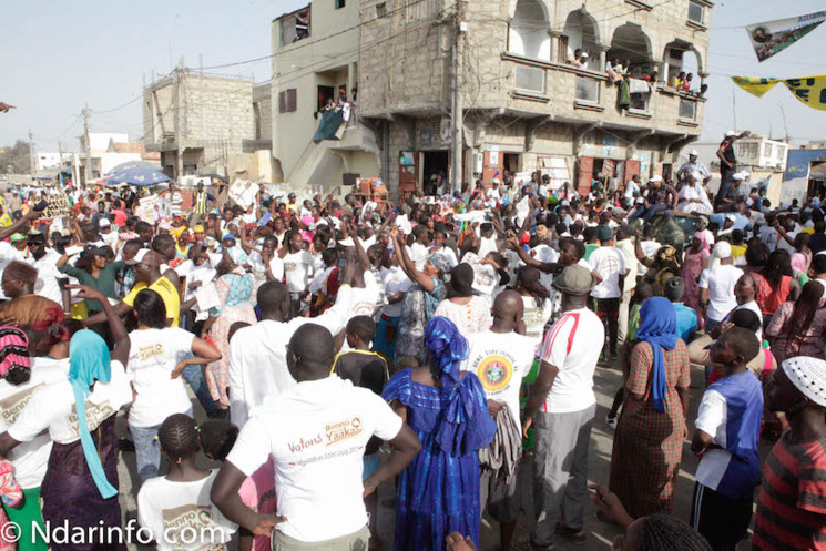 PHOTOS – Impressionnante mobilisation à la caravane de BBY sur la Langue de Barbarie