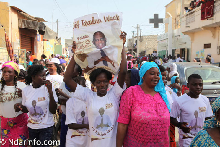 PHOTOS – Impressionnante mobilisation à la caravane de BBY sur la Langue de Barbarie