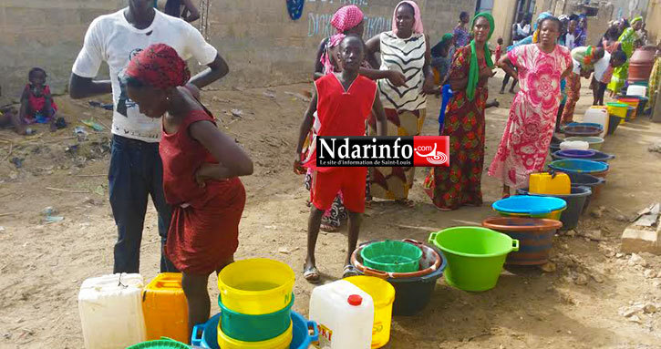 Pénurie d’eau à PIKINE : une conduite s’est cassée à Tableau WALO (SDE)