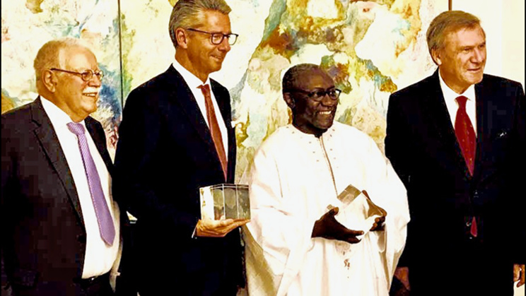 Le Sénégal distingué en Allemague : le Prix Walter Scheel remis à Amadou DIAW (photos)