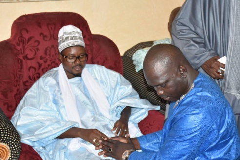 Préparatifs du Magal de TOUBA : Faly SECK reçu par Serigne Bass Abdou Khadre MBACKE.