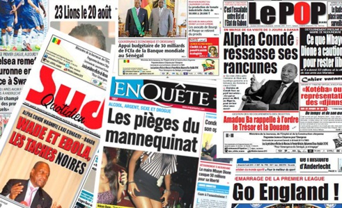 La revue de la presse de ce mardi 31 octobre