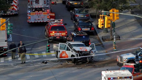 New York : L'attaque «terroriste» au camion-bélier a fait 8 morts