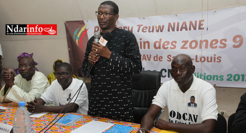 Parrain des zones 4 et 9 de l'ODCAV, Mary Teuw NIANE obtient le satisfecit de la jeunesse (vidéo)