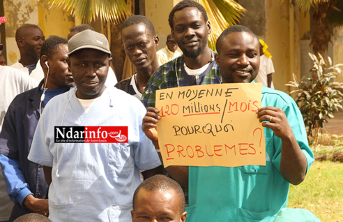 Malaise à l’hôpital de Saint-Louis : un autre mouvement d'humeur, ce matin Malaise à l’hôpital de Saint-Louis : un autre mouvement d'humeur, ce matin