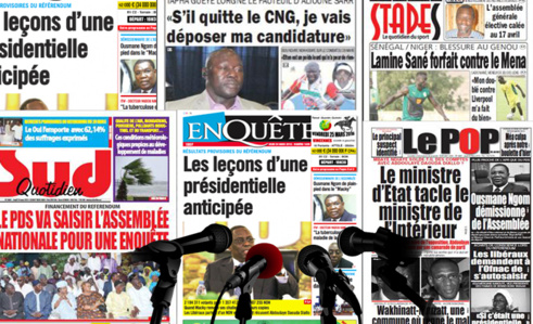 La polémique sur l’argent recouvre dans la traque des biens mal acquis à la une