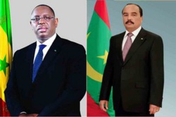 Ould Abdel Aziz présente ses condoléances à Macky SALL Ould Abdel Aziz présente ses condoléances à Macky SALL