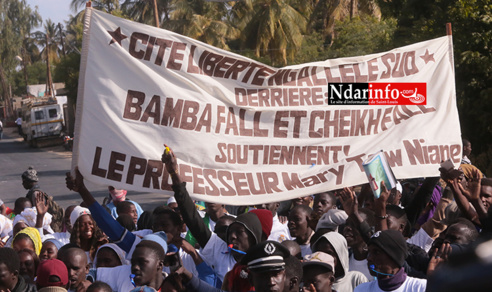 Accueil des Présidents : la grosse démonstration de force de Mary Teuw NIANE ( vidéo & photos)