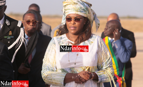 ​Marieme Faye SALL, la grande attraction de la visite des Présidents à Saint-Louis (Photos)