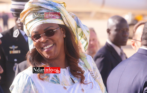 ​Marieme Faye SALL, la grande attraction de la visite des Présidents à Saint-Louis (Photos)