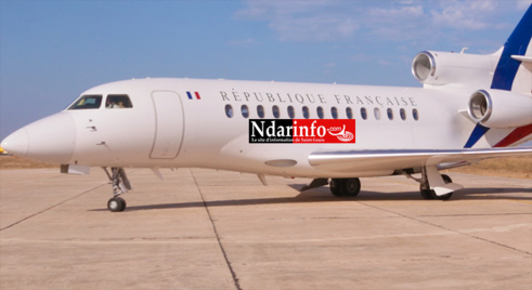 Pourquoi le Falcon de MACRON n’a pas quitté l’aéroport de Saint-Louis ?