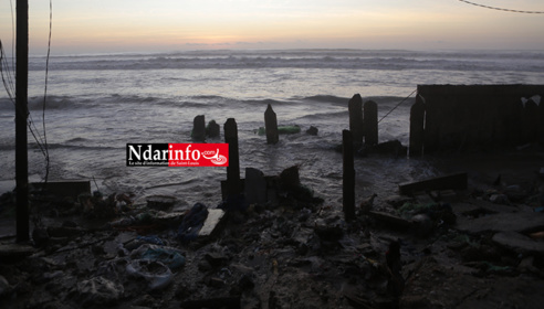 Furie des vagues : Terreur à NDAR TOUTE ( Vidéo – Photos )