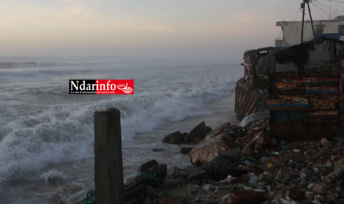 Furie des vagues : Terreur à NDAR TOUTE ( Vidéo – Photos )