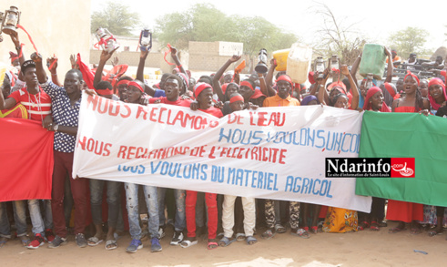 Soif à Niassène : les populations marchent contre « l’injustice » (vidéo)
