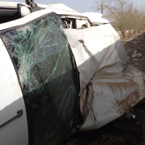 Accident spectaculaire à Sanar ( Photos ) 