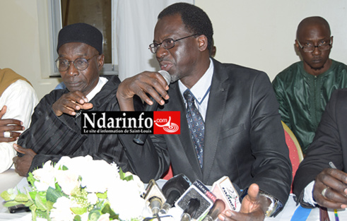Moustapha DIOUF, coordonnateur du FDRSN avec le Docteur Abdoulaye NDOYE, membre de cette mouvance
