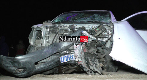 Choc entre deux véhicules : 2 morts et 3 blessés graves à l’entrée de Saint-Louis Choc entre deux véhicules : 2 morts et 3 blessés graves à l’entrée de Saint-Louis