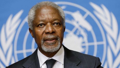 Mort de Kofi Annan, ancien secrétaire général de l’ONU et prix Nobel de la paix