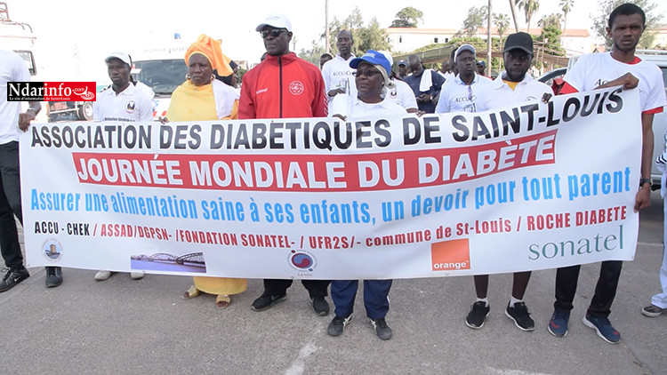 Journée mondiale du diabète : une rando-fitness donne le coup d’envoi à Saint-Louis (vidéo)