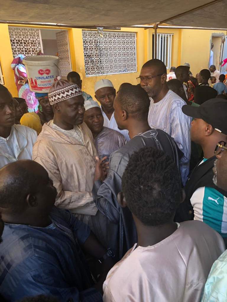 Sonko reçu par Serigne Mbaye Sy Mansour [Photos]