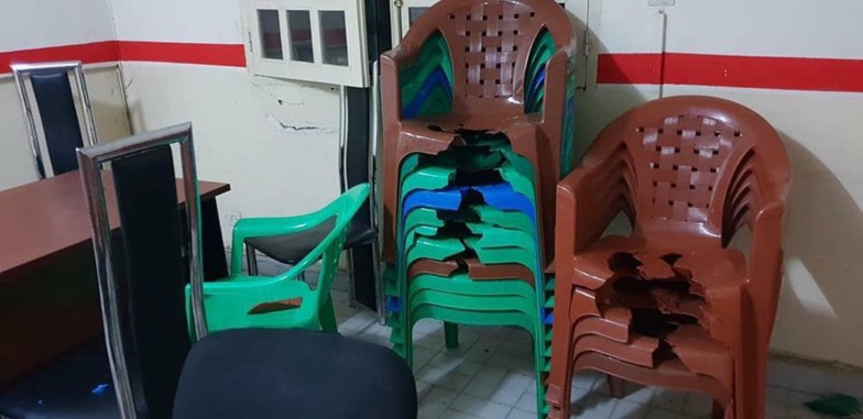 (Photos) Le siège d'Ousmane SONKO saccagé par des éléments armés