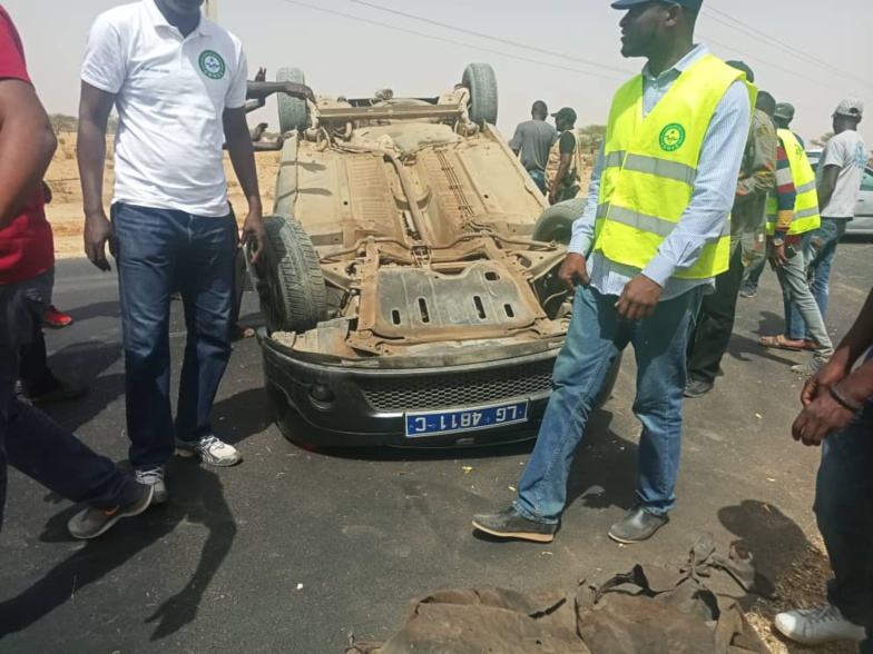 Accident sur la route de MPAL : deux blessés graves.
