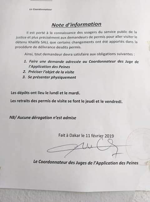 Durcissement des conditions de visite à Khalifa Sall : Seydi Gassama dénonce "une mesure abusive et discriminatoire"