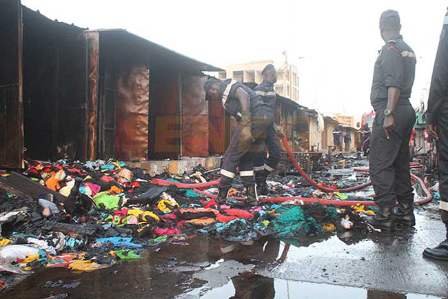 Incendies dans les marchés : l’État dégaine 300 millions FCFA Incendies dans les marchés : l’État dégaine 300 millions FCFA