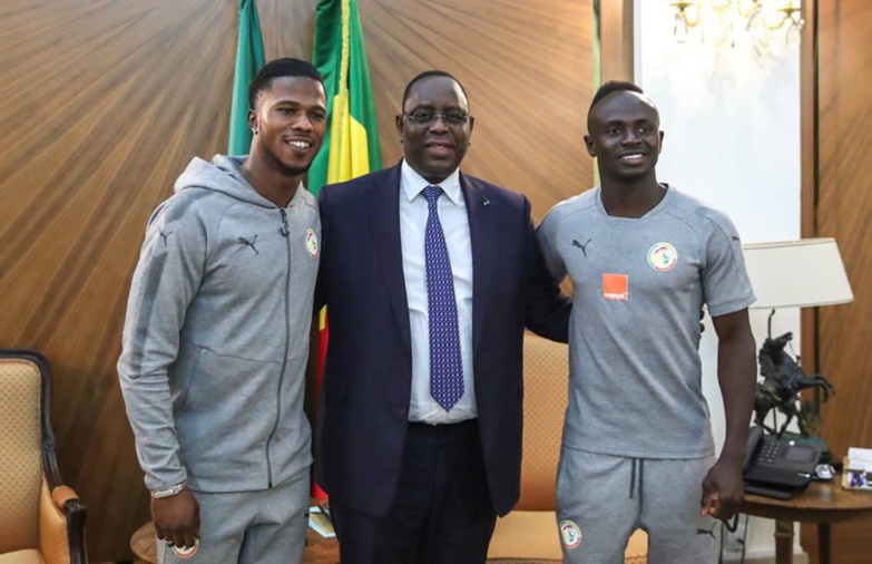 Sadio Mané et Keïta Baldé reçus par Macky Sadio Mané et Keïta Baldé reçus par Macky