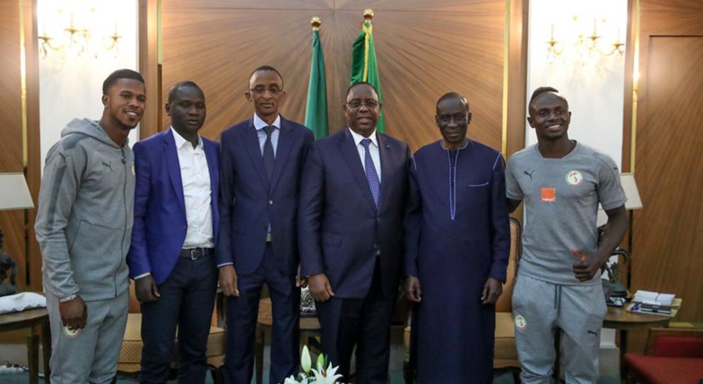 Sadio Mané et Keïta Baldé reçus par Macky Sadio Mané et Keïta Baldé reçus par Macky